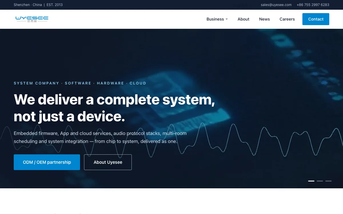 uyesee.com multilingual website now live