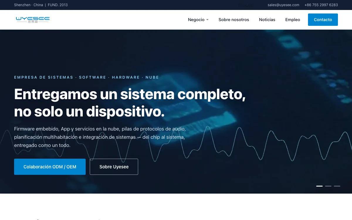 uyesee.com, la nueva web multilingüe, ya está en línea