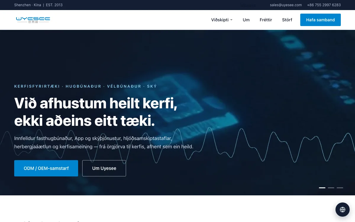 uyesee.com — nýr fjöltungumálsvefur kominn upp