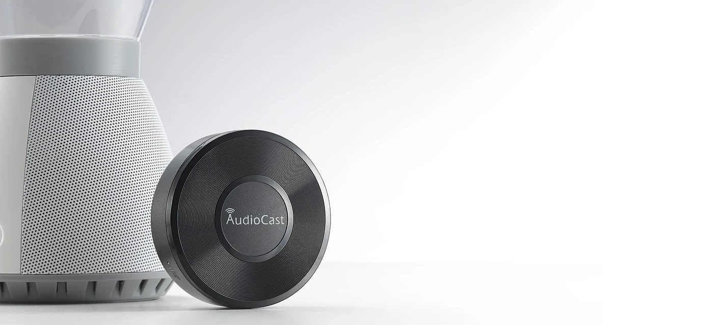 AudioCast M5 无线流媒体盒子 · AirPlay 2 / Spotify Connect / DLNA